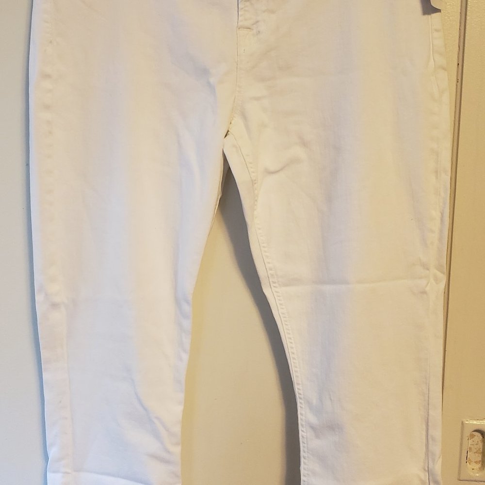 NWT Fringe Hem Crop Jeans-SIZE 12 JEN7 BY 7 FOR AL